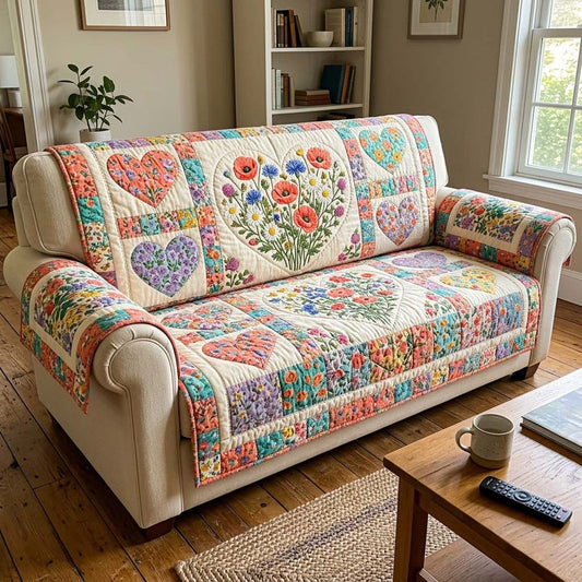 Petal Passion Quilted Seat Sofa LD90