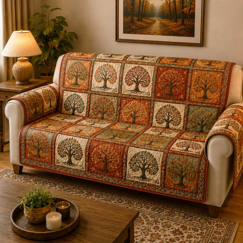 Celtic Legacy Tree of Life Quilted Seat Sofa LD125