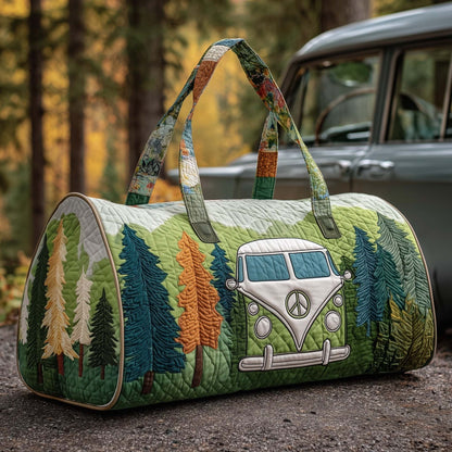 Camping Vibe Quilted Duffle Bag
