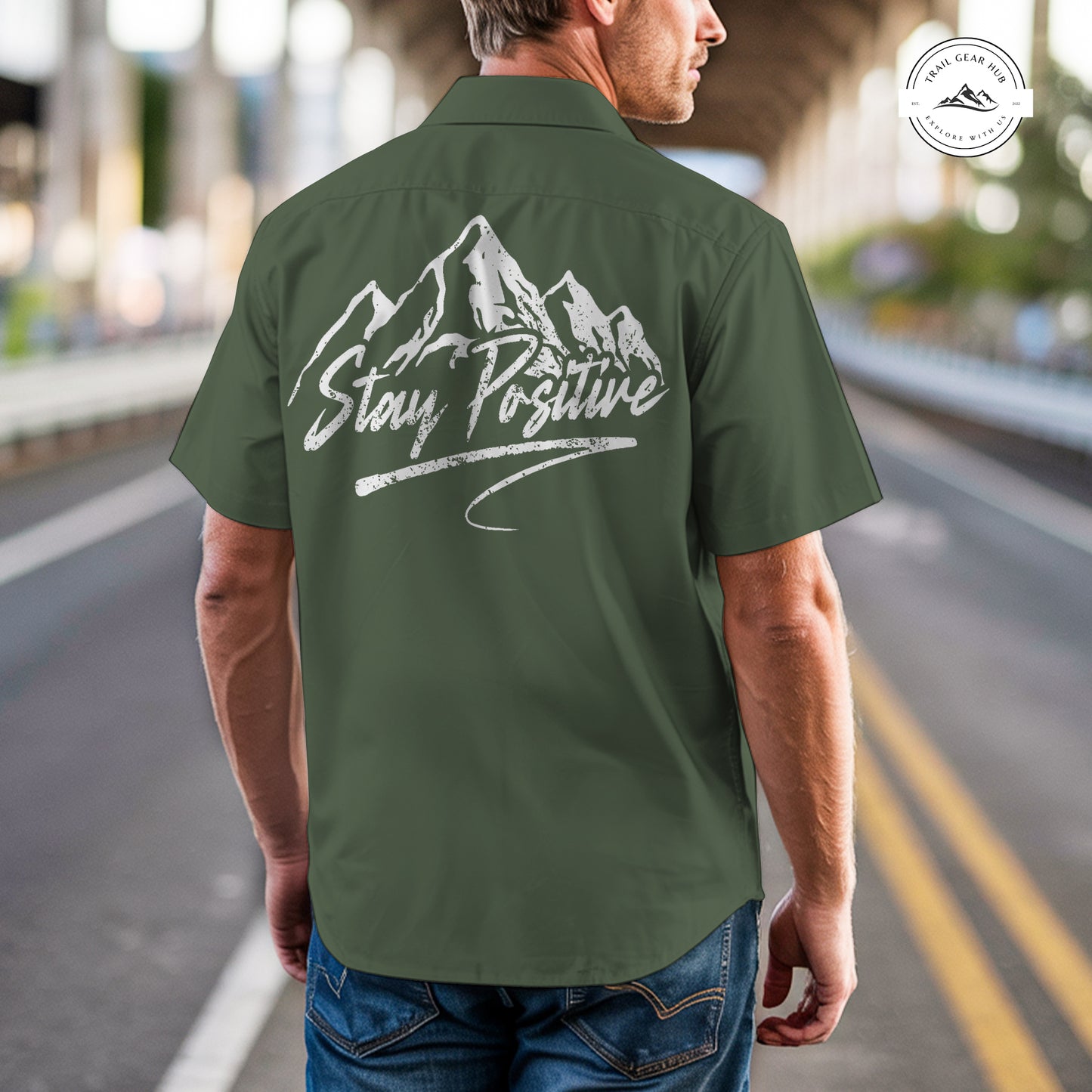 Trail Gear Hub Adventure Edition Men’s Short Sleeve Cargo Shirt LV06