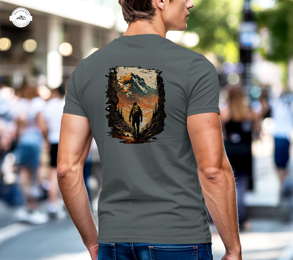 Into The Wild Camping Henley Shirt LV03