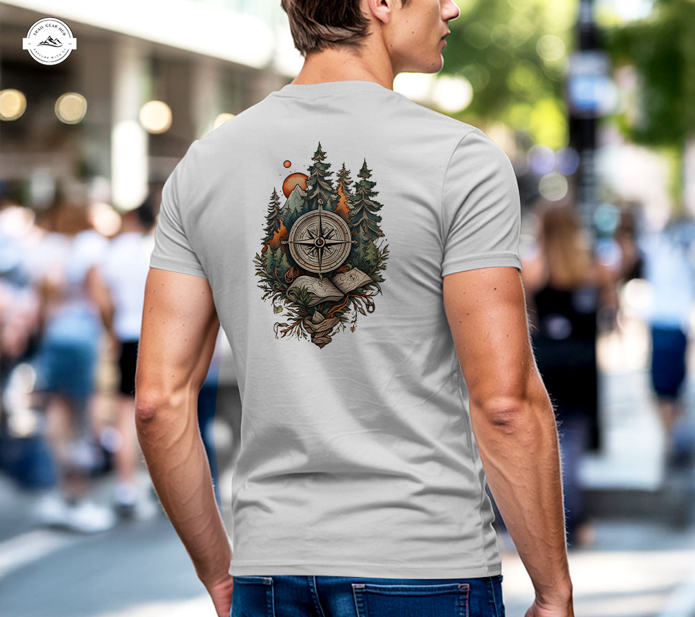 Compass Forest Adventure Henley Shirt LV04