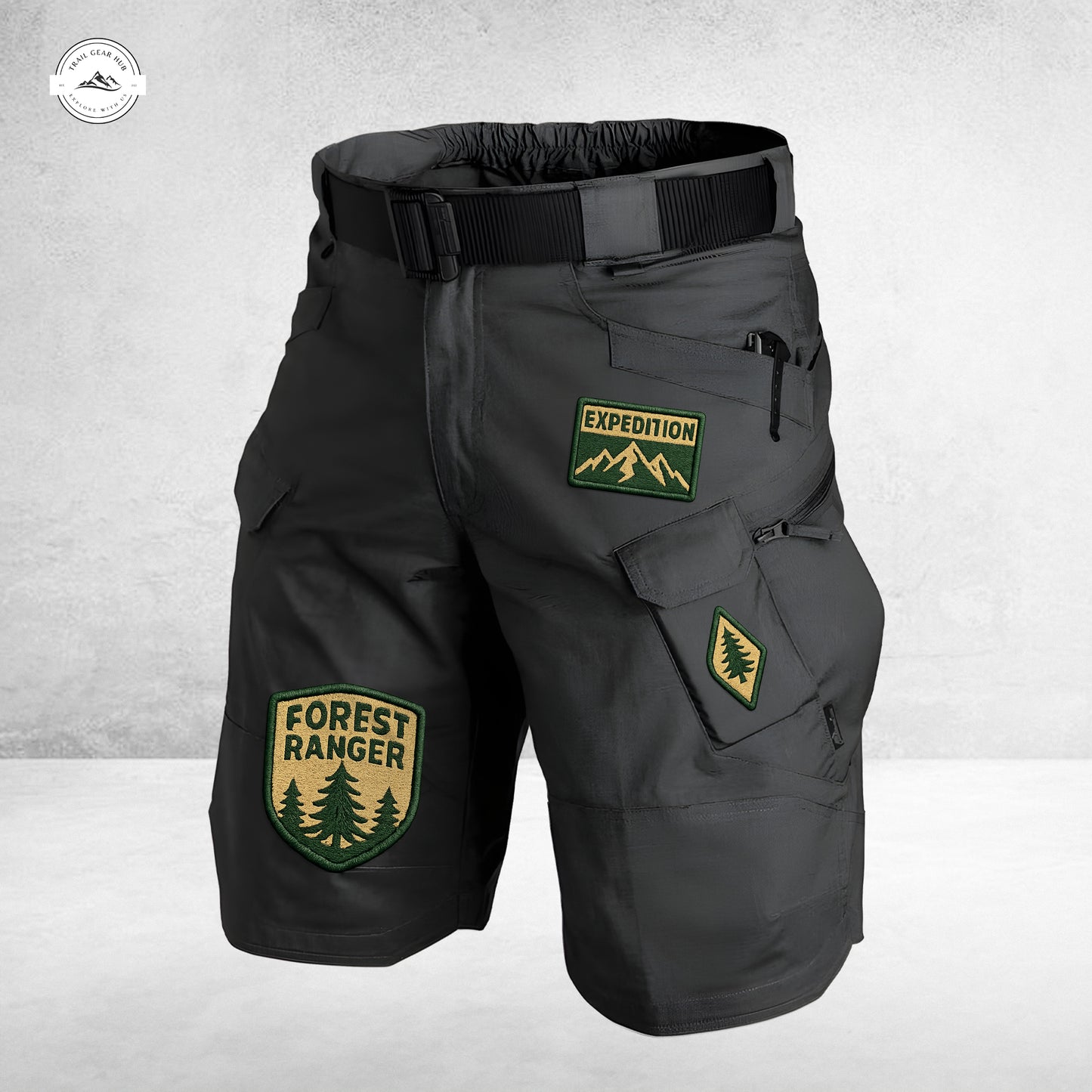 Trail Gear Hub Special Edition Front Pockets Men Shorts (Belt Not Included) LV03