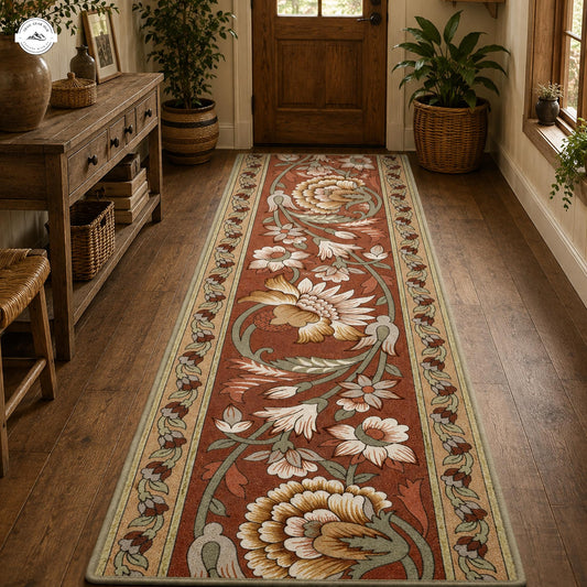 Boho Botanical Runner Carpet LV16