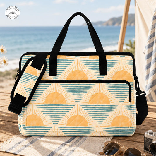 Boho Sun Quilted Laptop Bag LV05