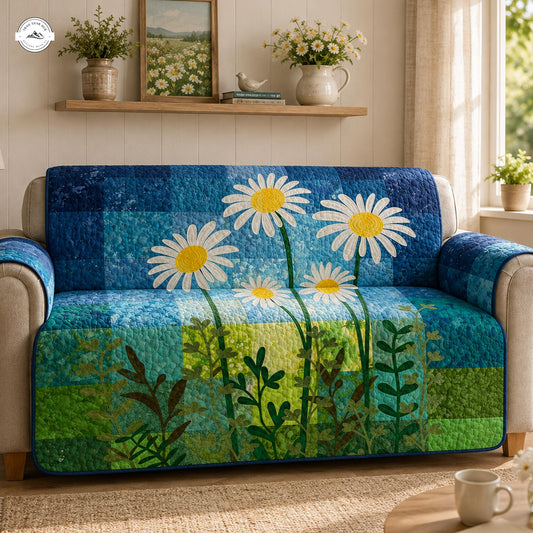 Daisy Garden Quilted Seat Sofa LV44