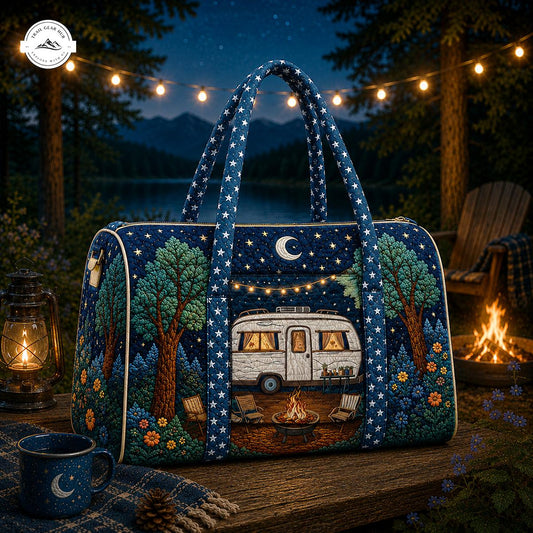 The Stargazer Camper Quilted Travel Bag LV09