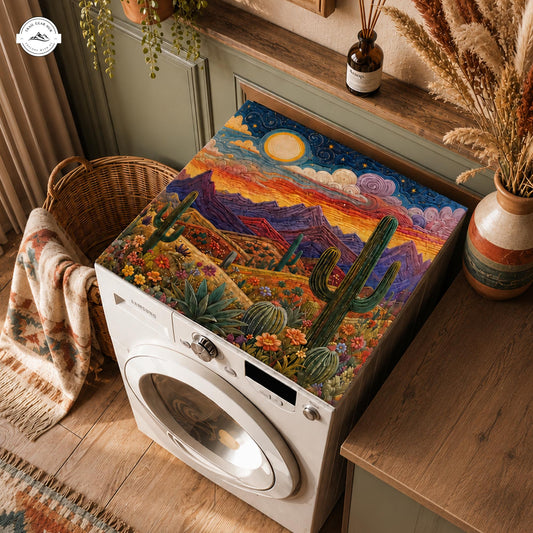 Desert Sunset Quilted Washing Machine Cover LV37QLTW
