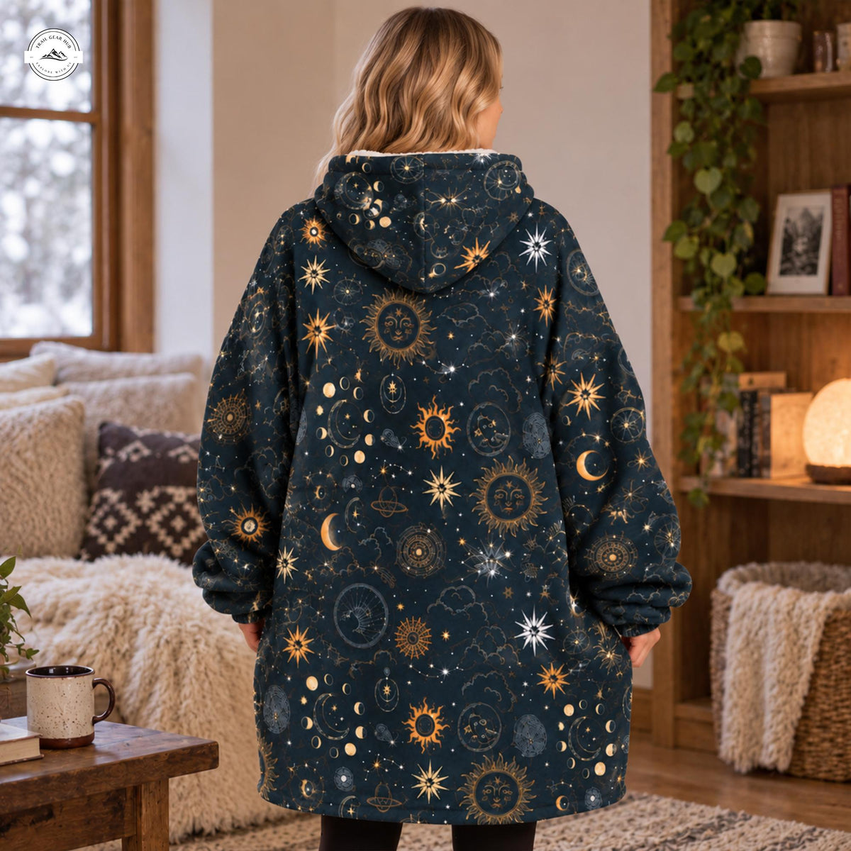 Celestial Sun Moon Snug Hoodie LV14