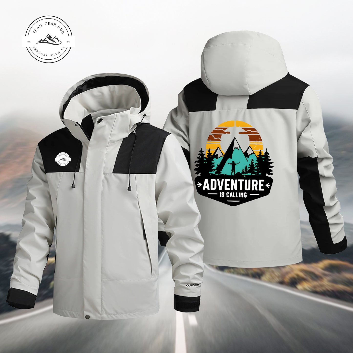 Adventure Is Calling Waterproof Jacket MN05