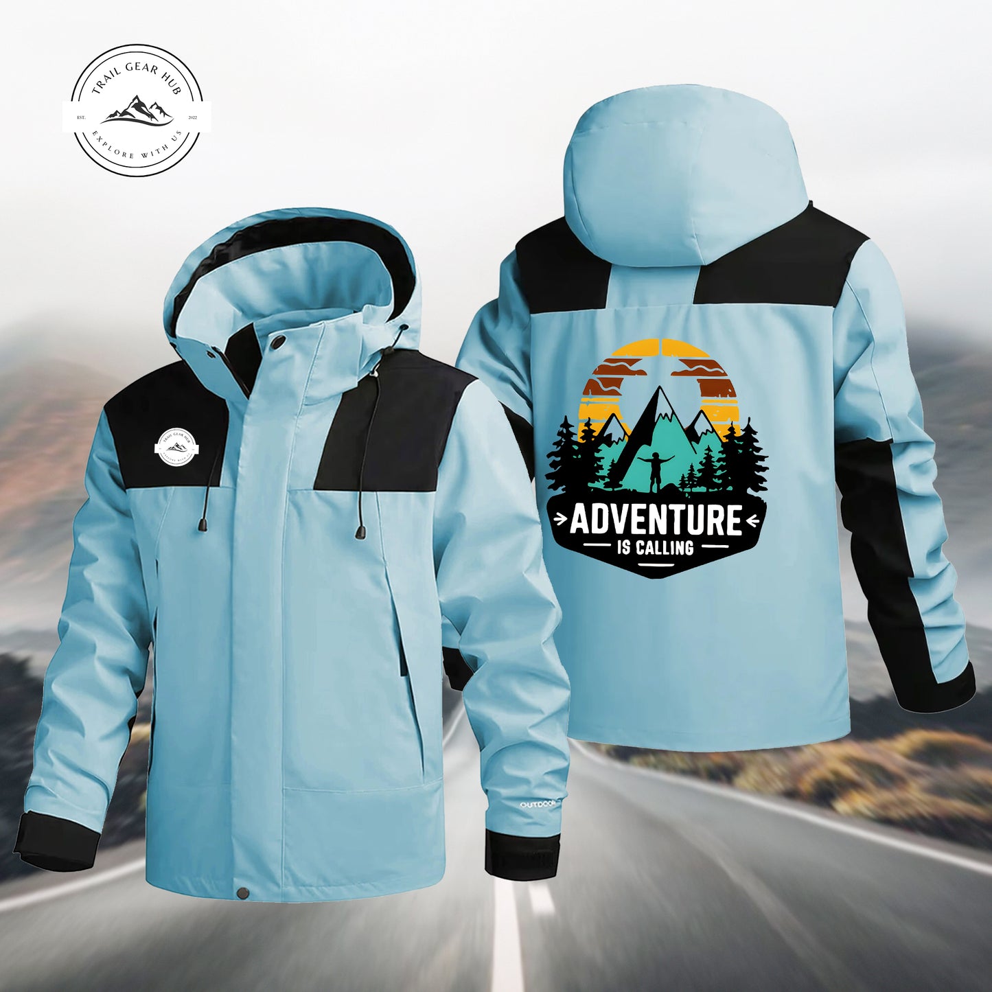 Adventure Is Calling Waterproof Jacket MN05