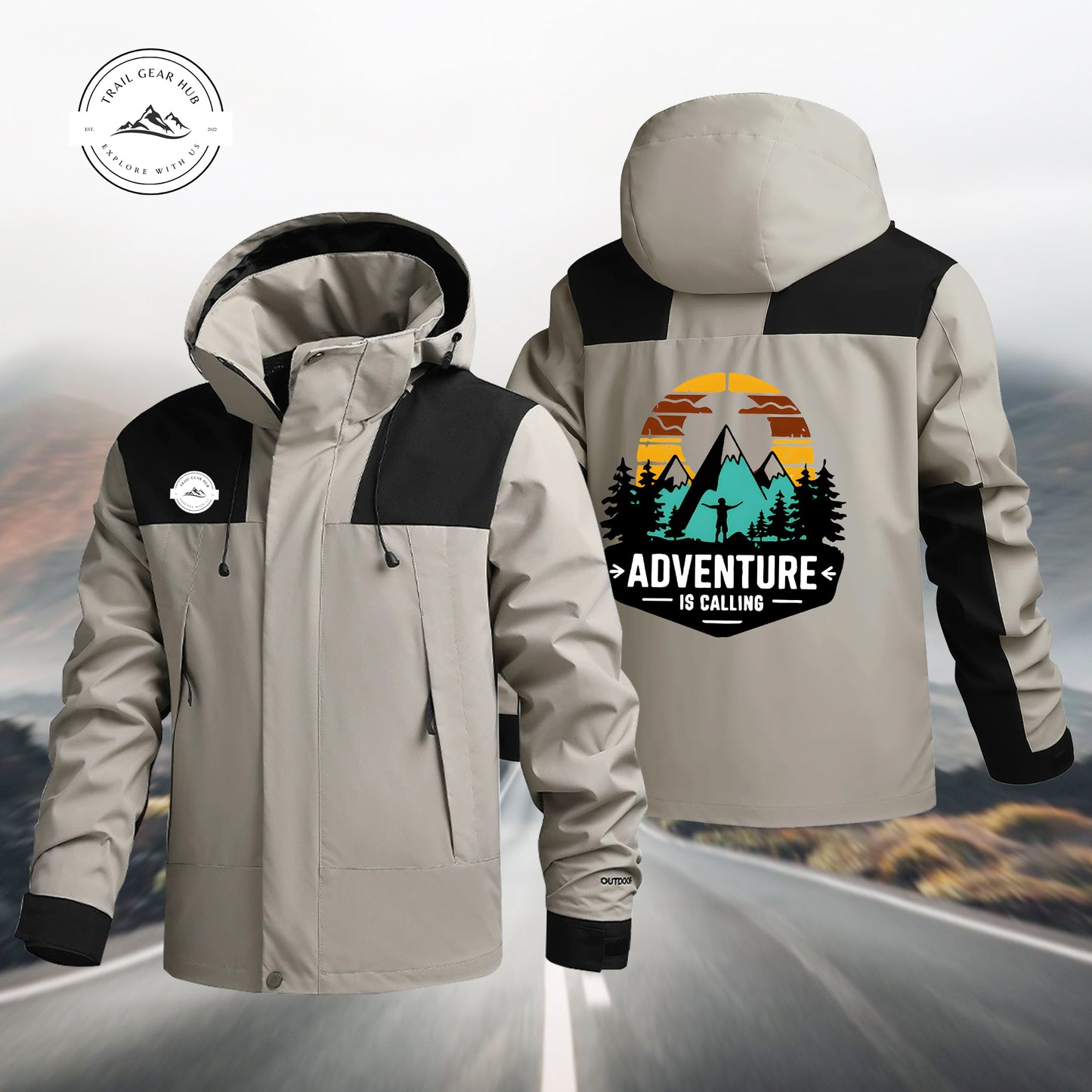 Adventure Is Calling Waterproof Jacket MN05