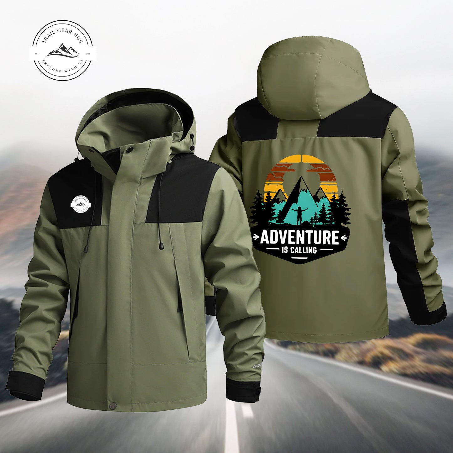 Adventure Is Calling Waterproof Jacket MN05