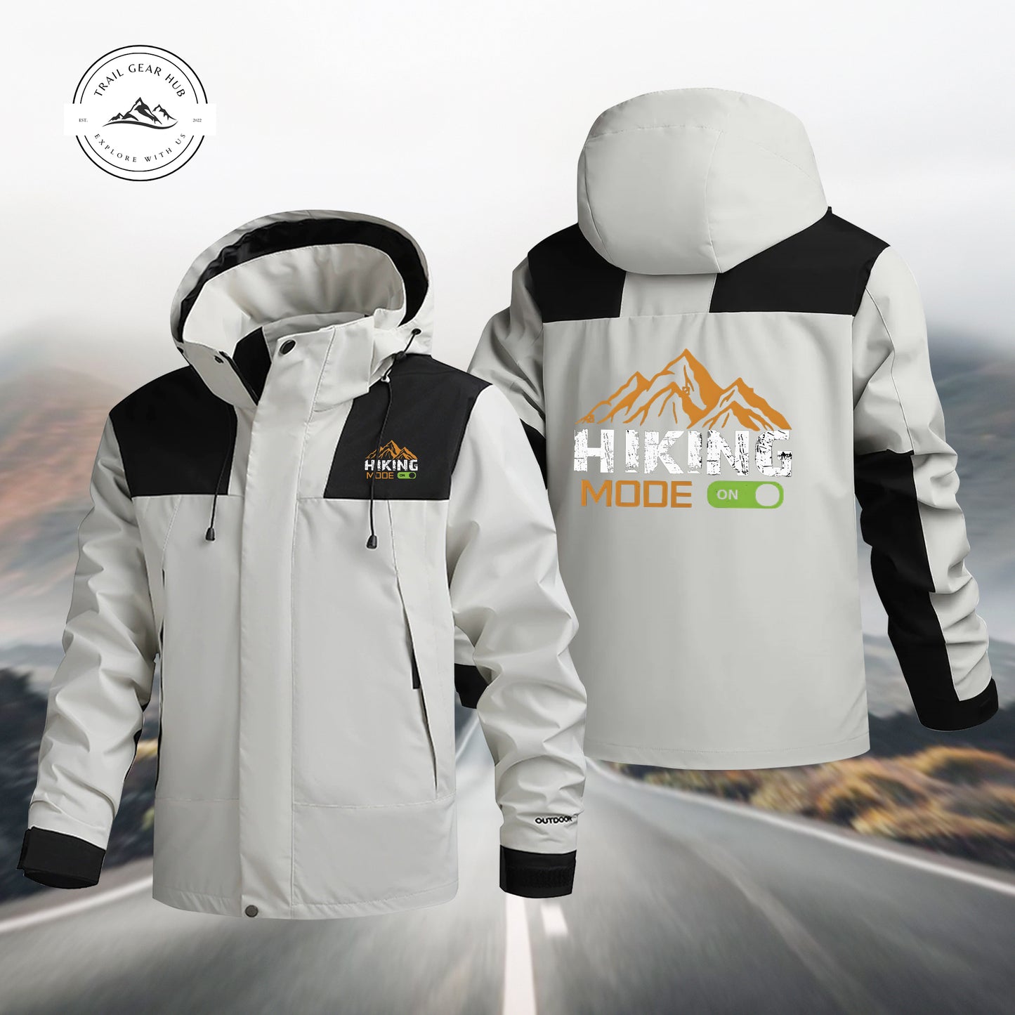 Hiking Mode On Waterproof Jacket MN06