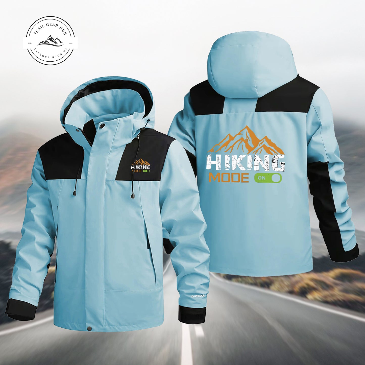 Hiking Mode On Waterproof Jacket MN06