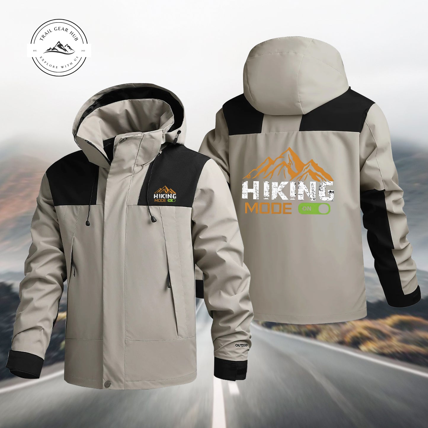 Hiking Mode On Waterproof Jacket MN06