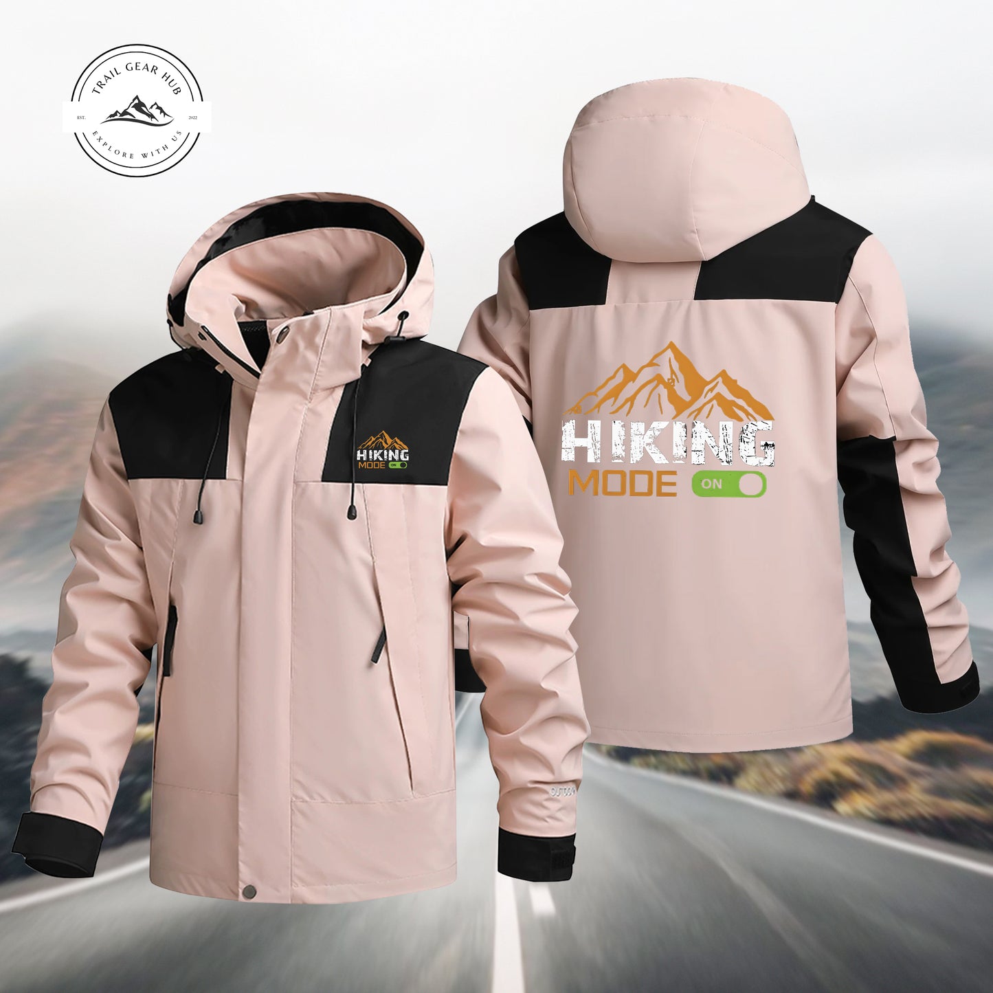 Hiking Mode On Waterproof Jacket MN06