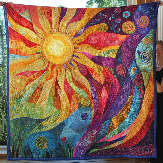 Solar Dreams Quilted Blanket QV17