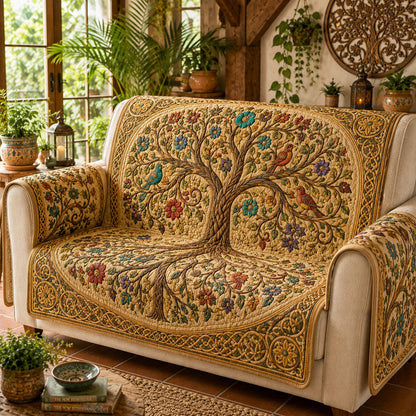 Springtide Aviary Flourish Quilted Seat Sofa QV52