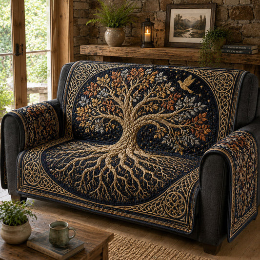 Twilight Ascendant Flight Quilted Seat Sofa QV56