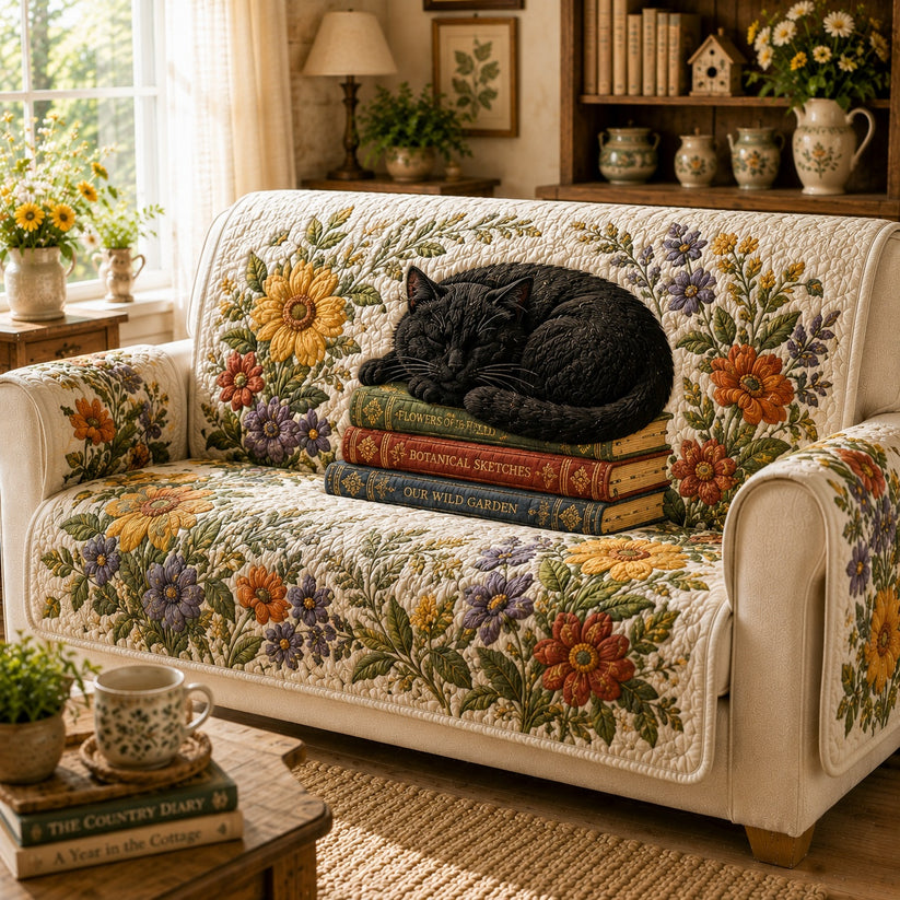 Shadow Flora Slumber Quilted Seat Sofa QV76
