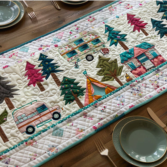 Trail Adventure Quilted Table Runner QV02