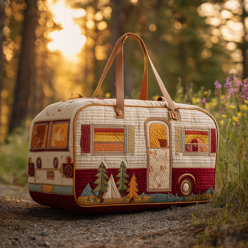 Cozy Camper Quilted Duffle Bag QV48