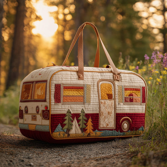 Cozy Camper Quilted Duffle Bag QV48
