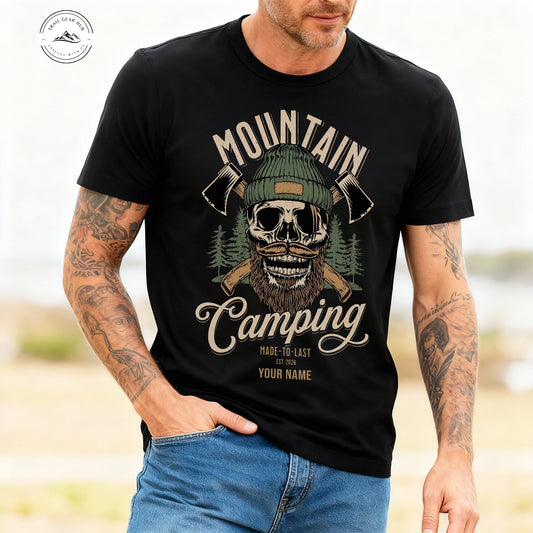 Trail Gear Hub Mountain Camping Personalized T-Shirt TG05