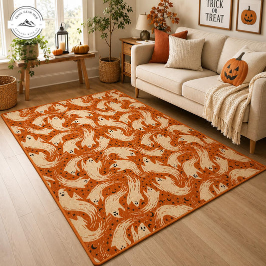 Vintage Patchwork Spooky Area Rug TG7