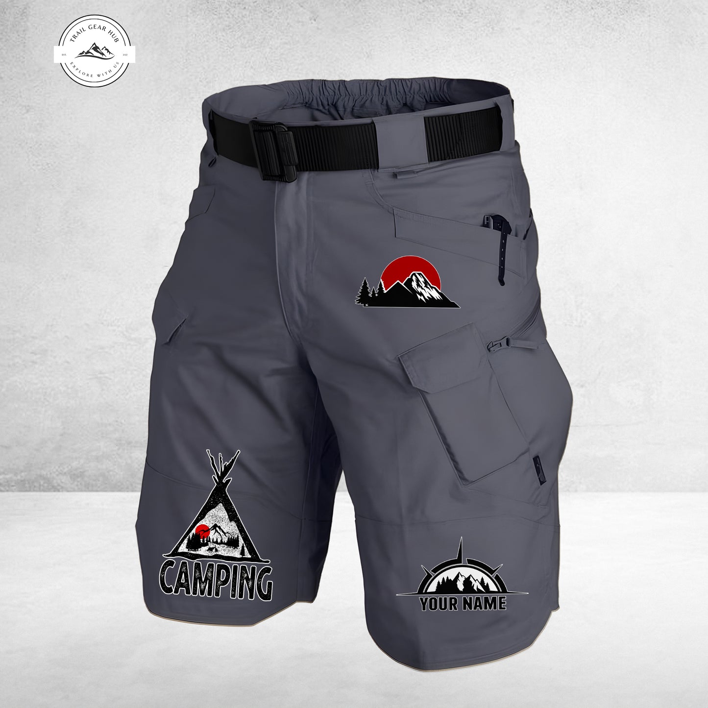 Trail Gear Hub Special Edition Front Pockets Men Shorts (Belt Not Included) TG08