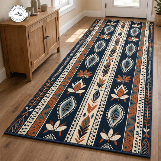 Vintage Floral & Botanical Runner Carpet TG18