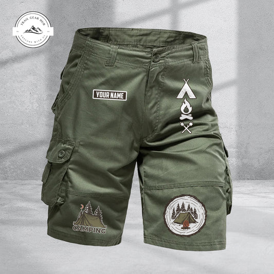 Trail Gear Hub Adventure Edition Multi-Pocket Cotton Sport Shorts TG06