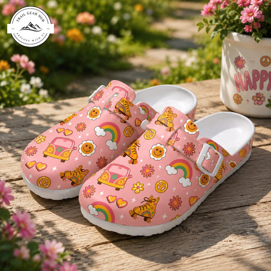 Retro Hippie Summer Nurse Clogs TG07