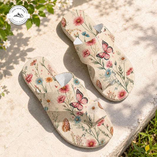 Floral Butterfly Open Toe Sandals TG10