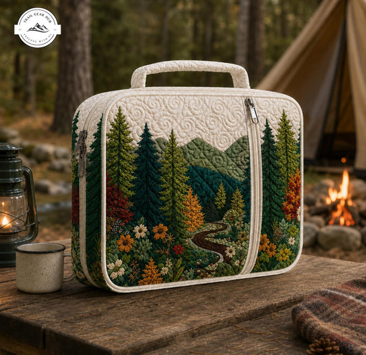 Forest Scene Quilted Bible Cover TG07