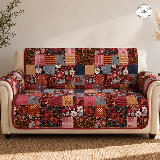 Bohemia Patchwork Quilted Seat Sofa TG78