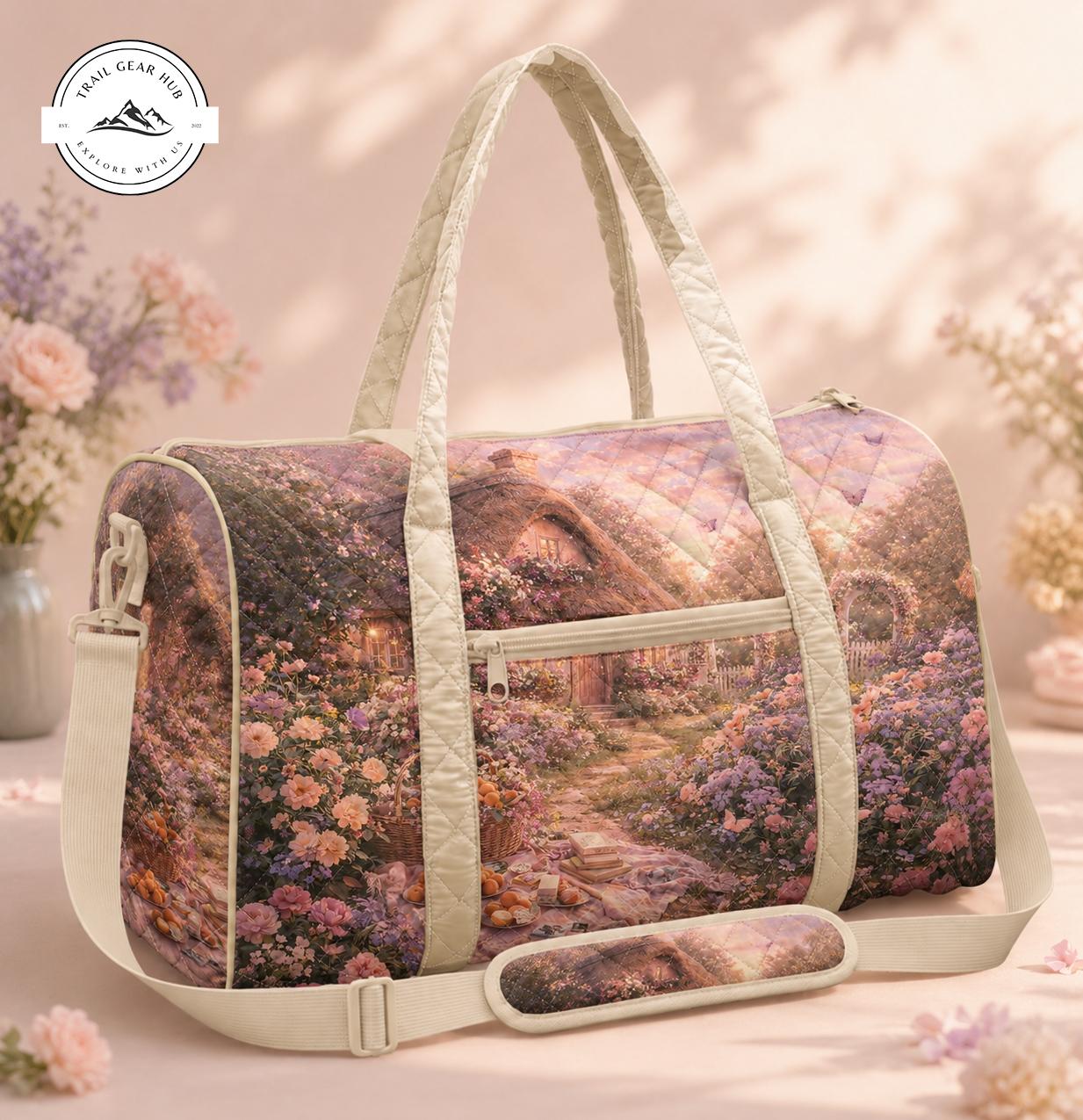 Dreamy Garden Quilted Travel Bag TG16