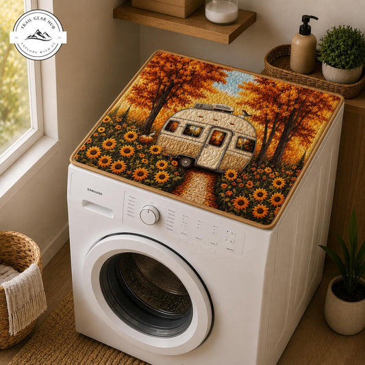 Vintage Camper Autumn Quilted Washing Machine Cover TG41QLTWMC