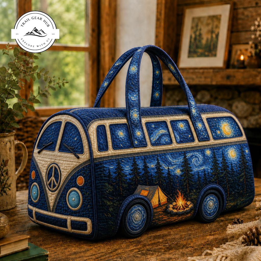 Starry Night Camper Quilted Duffle Bag TG16