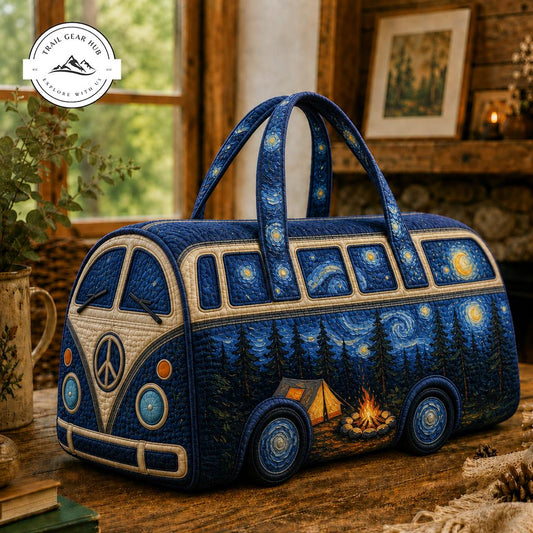 Starry Night Camper Quilted Duffle Bag TG16