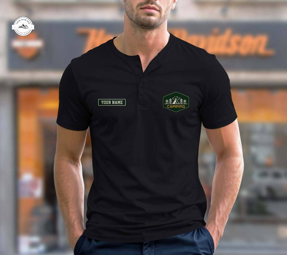 Campig Therapy Henley Shirt TN01