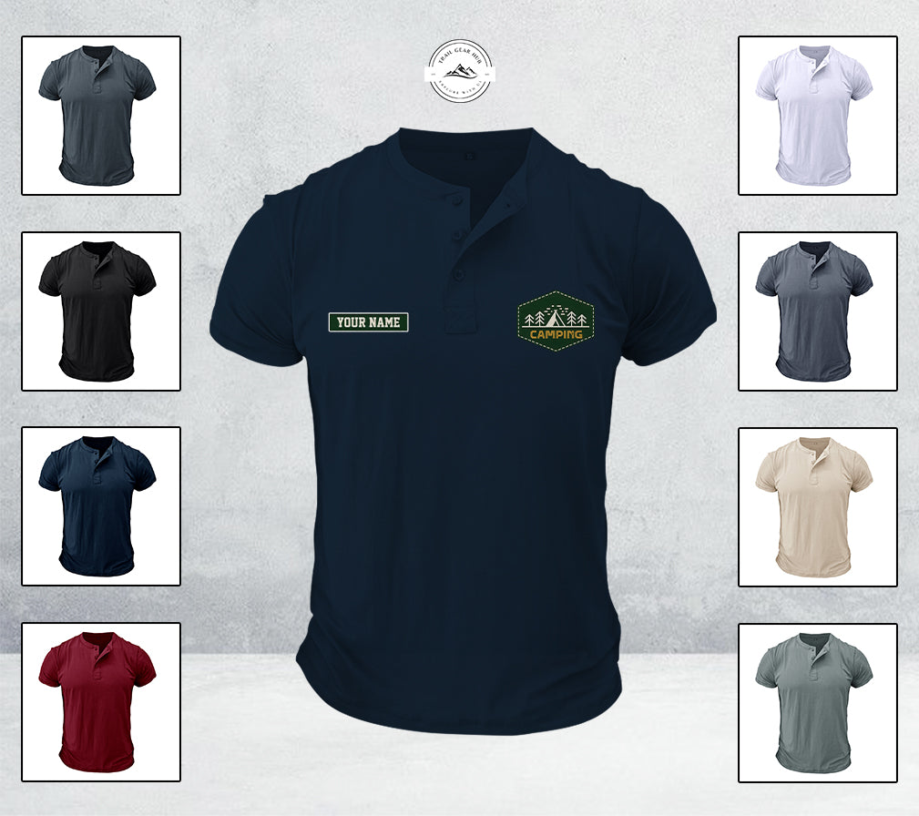 Campig Therapy Henley Shirt TN01