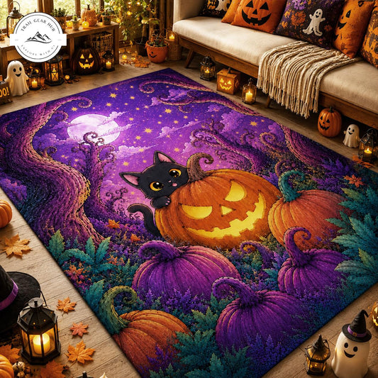 Spooky Ghost Pattern Area Rug TN6