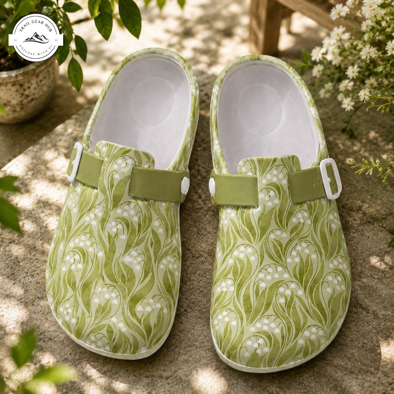 Lily of the Valley Garden Nurse Clogs TN17