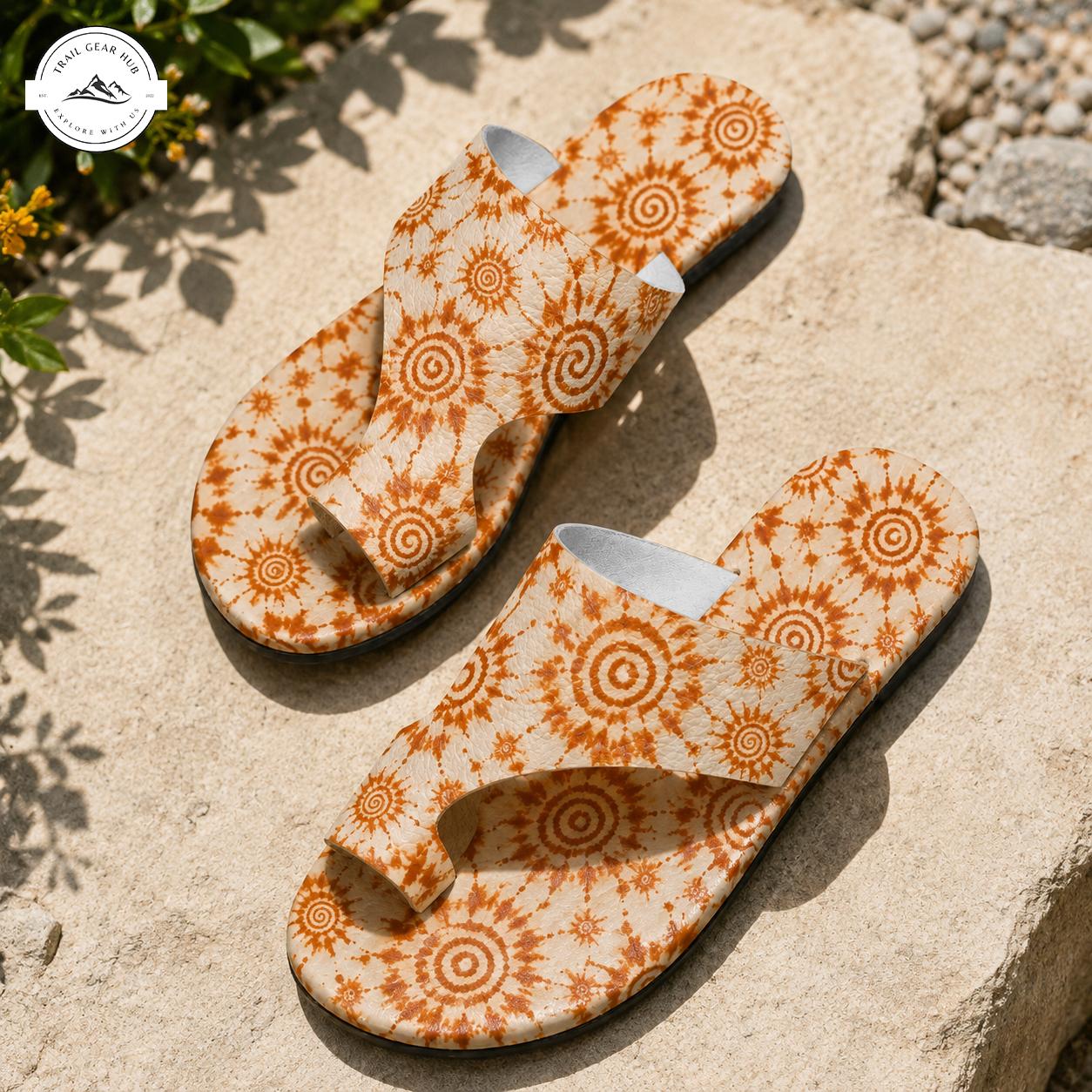 Boho Sunburst Open Toe Sandals TN02