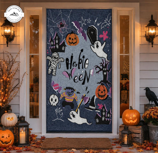 Spooky & Cute Halloween Quilted Door Cover TN08