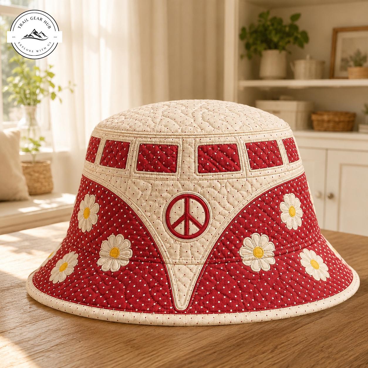 Hippie Van Quilted Fishing Hat TN04