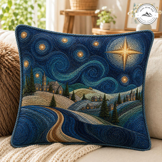 Starry Night Quilted Pillow Cover TN14QLTPLC