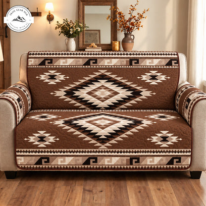Cozy Boho Style Quilted Seat Sofa TN227
